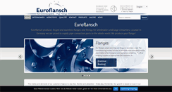 Desktop Screenshot of euroflansch.com